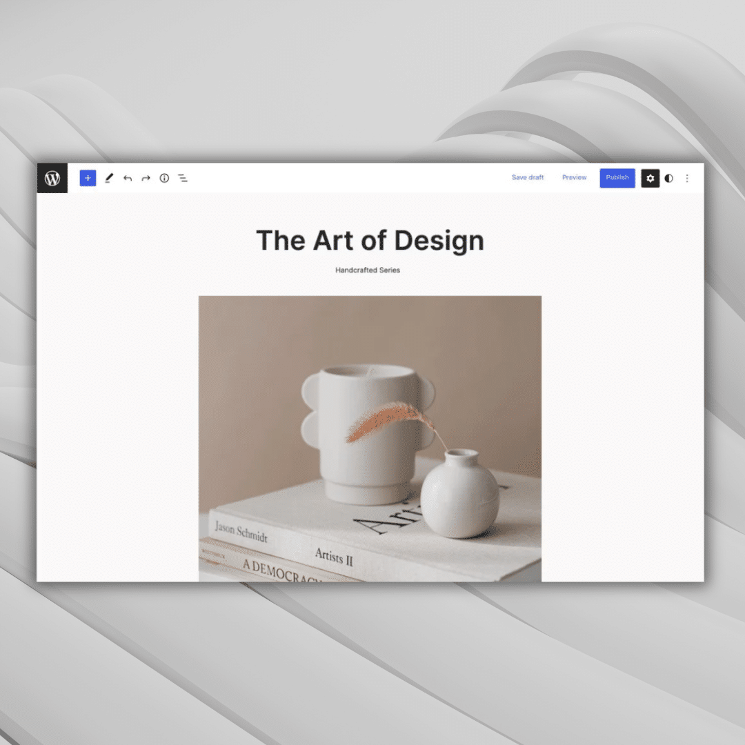 Editeur WordPress pour site vitrine
