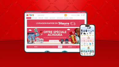 Mockup d'un site e-commerce pour une boutique de jouets - Mytoys