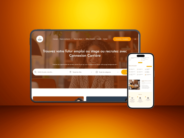 Création de site d'emploi moderne