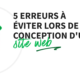 5 erreurs site web